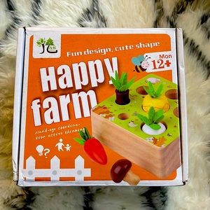 Happy farm hand-eye coordination active thinking